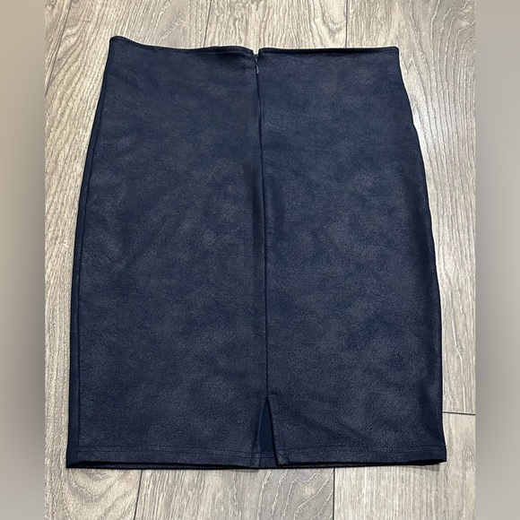 ✨ Dark Teal Moleskin Stretch Straight Skirt – Size 40 (New Without Tags) ✨ - Picture 6 of 11